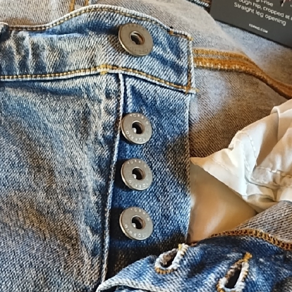 torrid Light Blue Distressed Denim Jeans - Picture 2 of 7